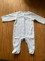 C&A Baby Schlafanzug Langarm Velours Nickistoff weiß blau Gr. 68 Dresden - Neustadt Vorschau