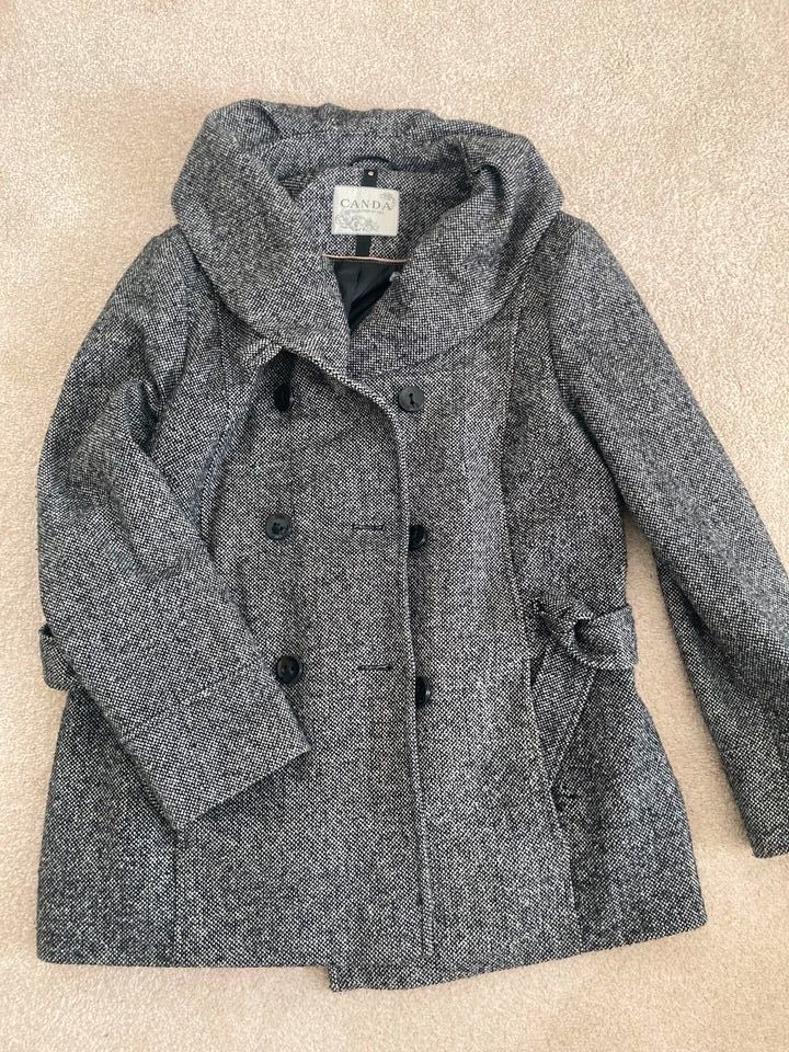 Damenmantel Canda C&A M L Hahnentritt winter jacke in Ingolstadt