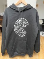 Schwarzer Hoodie mit Pizza Unisex M L Bayern - Ingolstadt Vorschau