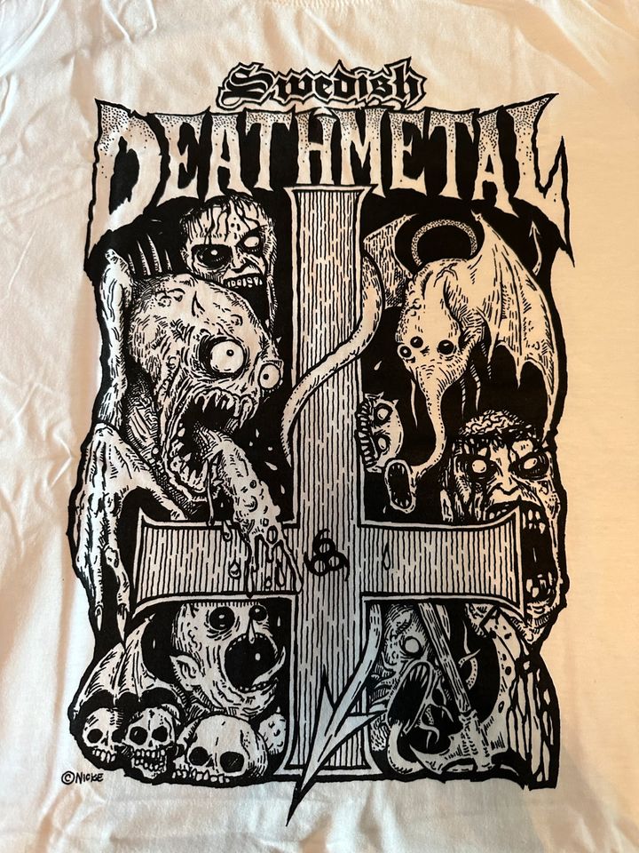 Swedish Death Metal weiss L neu shirt in Plön 