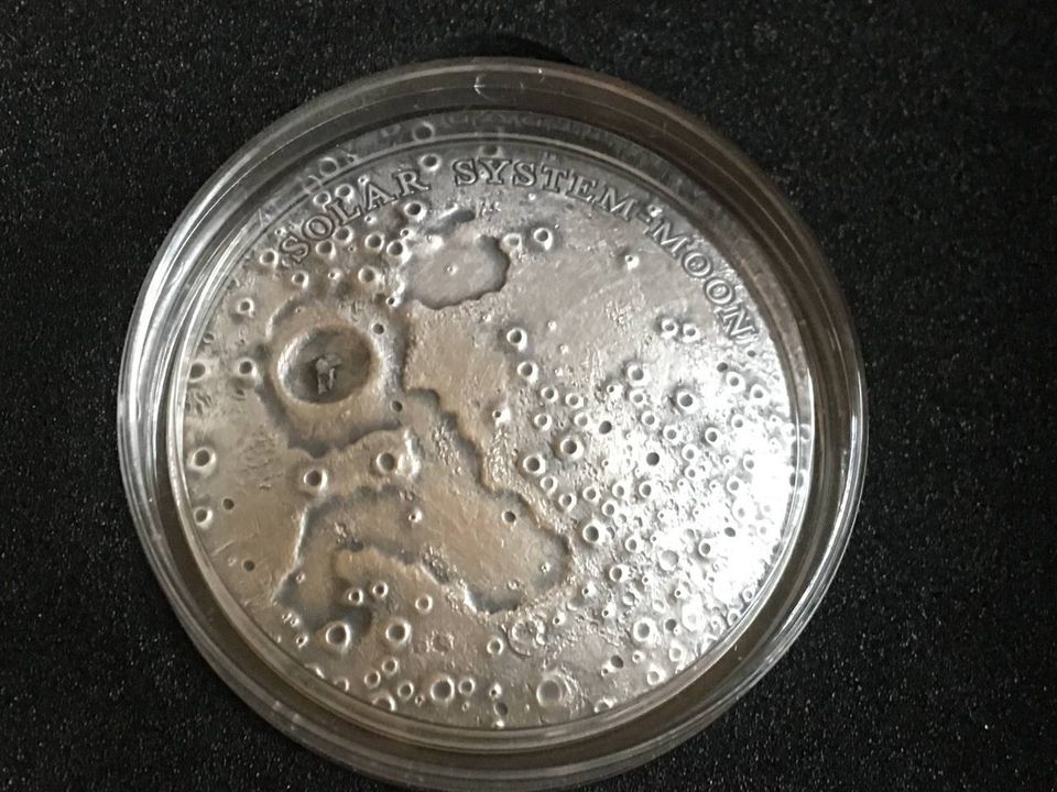 1 oz Silber Münzen Meteoriten Solar System Moon Mercury Vesta in Osnabrück