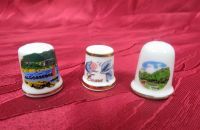3 verschiedene Fingerhüte aus Porzellan & 1 gratis dazu Sachsen - Bad Lausick Vorschau