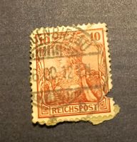 Briefmarke Deutsches Reich 10 Pfennig Langenbielau Niedersachsen - Handorf Vorschau