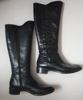 ❤ Lederstiefel Damenstiefel Stiefel schwarz Gr. 39 Schnürung Kreis Ostholstein - Bad Schwartau Vorschau