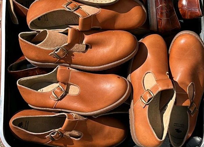 Elfe Retro Vintage Marken Schuhe braun cognac, Gr.37 bis 41,Neuw in Saarbrücken