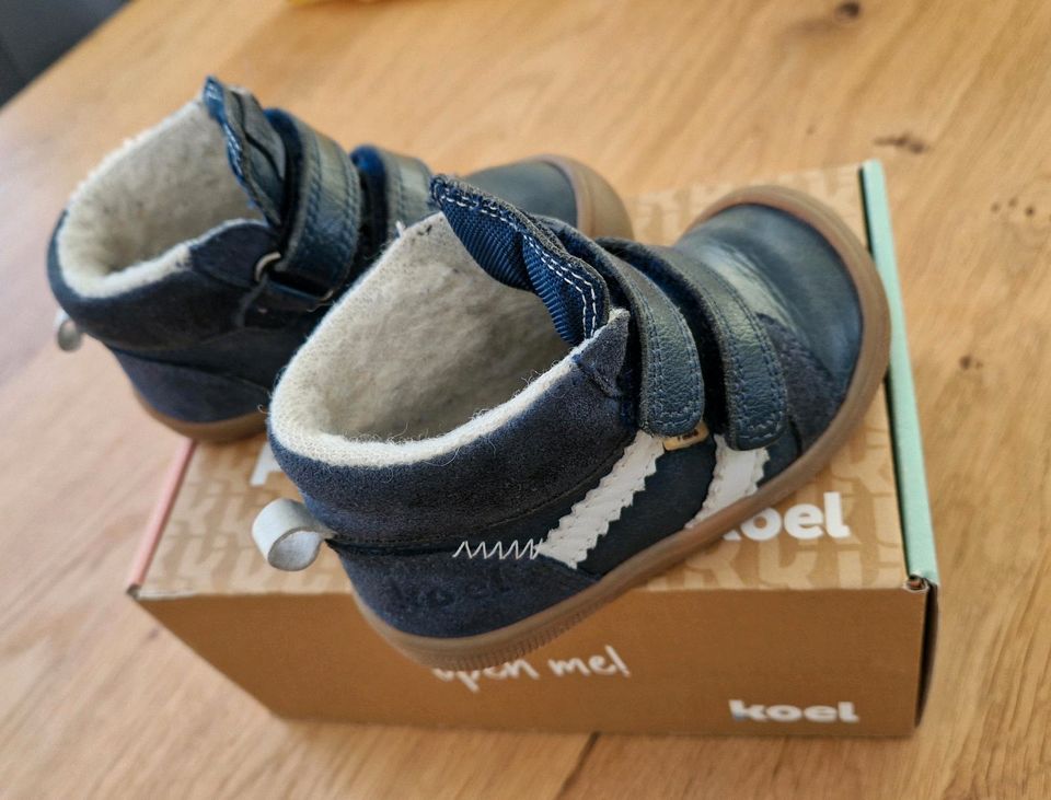 Koel Ethan Tex Wool Größe 22 Barfußschuhe Blau in Osnabrück