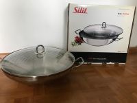 Silit Wok Shintau Edelstahl 36cm mit Glasdeckel Dünstrost kochen Nordrhein-Westfalen - Krefeld Vorschau