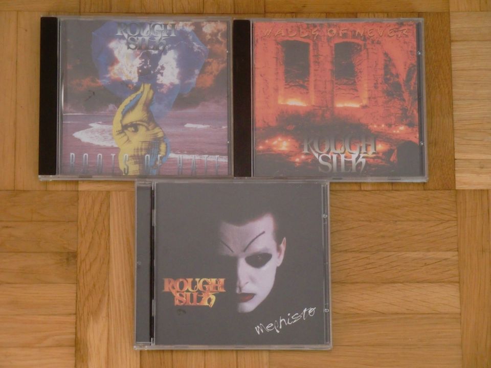 3 CD Sammlung Rough Silk Mephisto Roots Of Hate Walls Of Never in Netphen