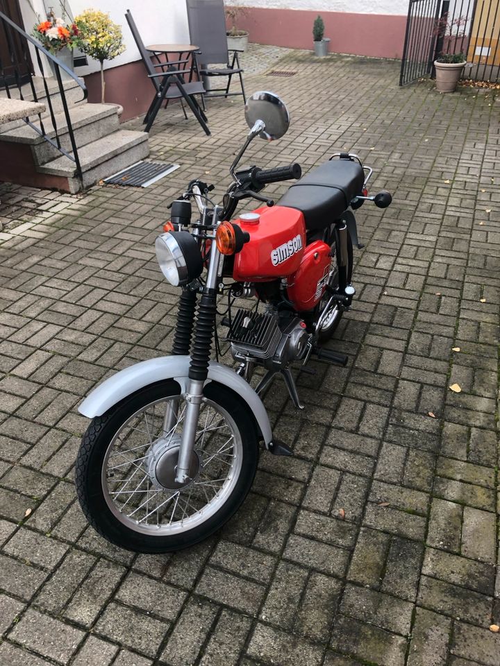 Simson s51 4gang (Papiere) aus Sammlung in Ilmtal-Weinstraße