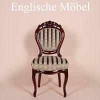 Englische Möbel Antik Mahagoni Stuhl Biedermeier Stoff Rückenpols Brandenburg - Potsdam Vorschau