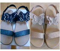 Sandalen gr 35 36 37 Schmetterling Glitzersteinchen⭐ wie neu 15 € Bayern - Waal Vorschau