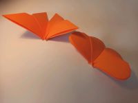 4 Papier Schmetterlinge ca.5x8cm Origami Hessen - Lauterbach (Hessen) Vorschau