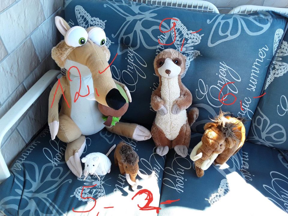 ICE AGE 2 & 4 Erdmännchen und Mammut  / IKEA Ratte ❤ in Mühlhausen i.d. Oberpfalz