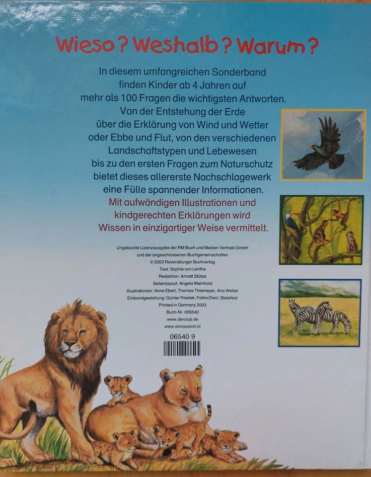 Buch "Wieso? Weshalb? Warum? Natur und Tiere" in Solingen