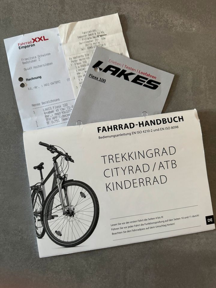 Lakes Flexx 100 - Fahrrad gebraucht TOP Zustand in Aschersleben