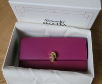 Alexander McQueen Portemonnaie Leder Skull Gold Fuchsia NP565 Sachsen-Anhalt - Wolmirstedt Vorschau