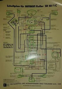Original Simson Schaltplan SR 50 /1 CE/ SR 80/ 1 CE mit Elektrost in  Niedersachsen - Stade | Motorradteile & Zubehör | eBay Kleinanzeigen ist  jetzt Kleinanzeigen
