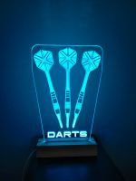 Darts XXL Holz LED Lampe Dart Beleuchtung Dartpfeil Licht Leuchte Hessen - Gudensberg Vorschau