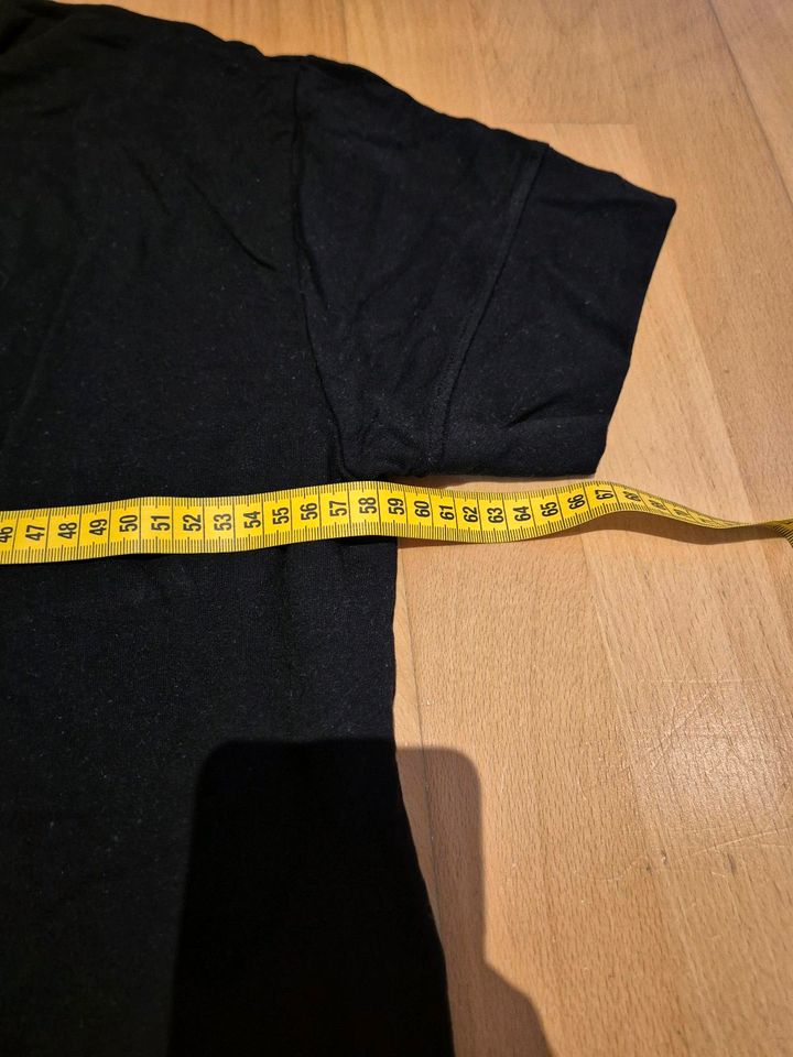 Monari Damen T-Shirt Gr. 44 schwarz glitzer in Reichenau