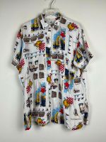 Vintage Crazy Pattern Hemd - Retro Shirt - Oldschool - 90s -Gr. L Niedersachsen - Neuenhaus Vorschau