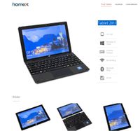 Homex Tablet 2in1 mit Tastatur Dortmund - Lütgendortmund Vorschau
