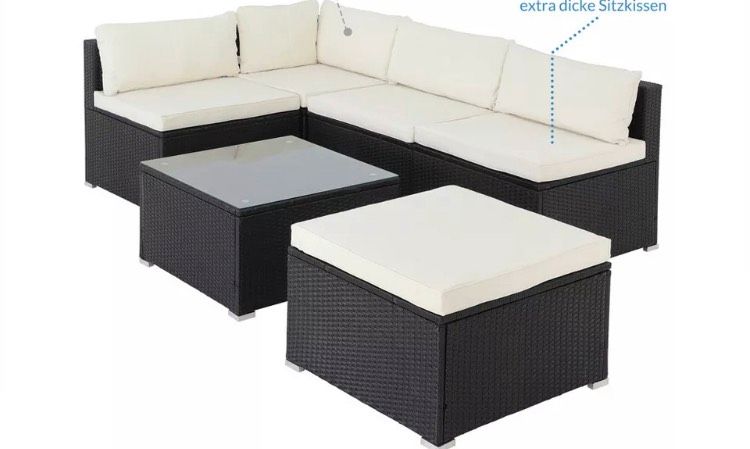 Rattan Lounge Neu Sitzgruppe in Hainspitz