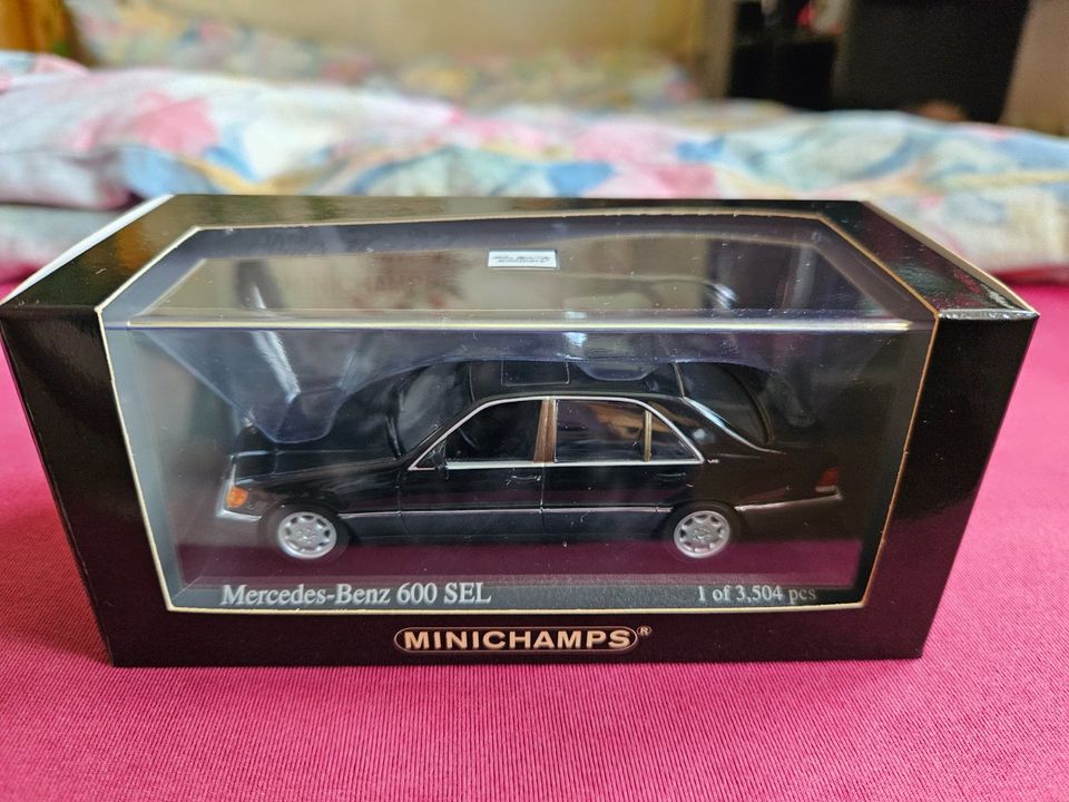 Mercedes 600 SEL V12 (W140) 1991 Minichamps 1:43 Modellauto in Siegen