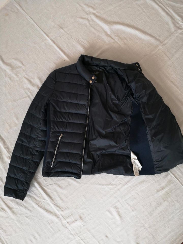 Übergangsjacke Gr S/M dunkelblau ZARA Women in Würzburg