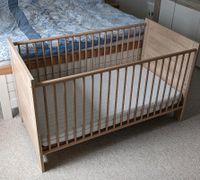 Babybett Sonoma Eiche höhenverstellbar Nordrhein-Westfalen - Rödinghausen Vorschau