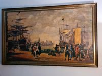 Gemälde Druck mit Rahmen Seefahrt Schiff Kolonialstil groß Bayern - Seebruck Vorschau
