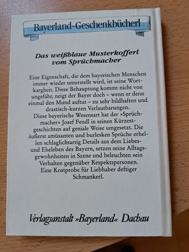 Buch Das weissblaue Musterkofferl von Josef Fendl in Neustadt a. d. Waldnaab