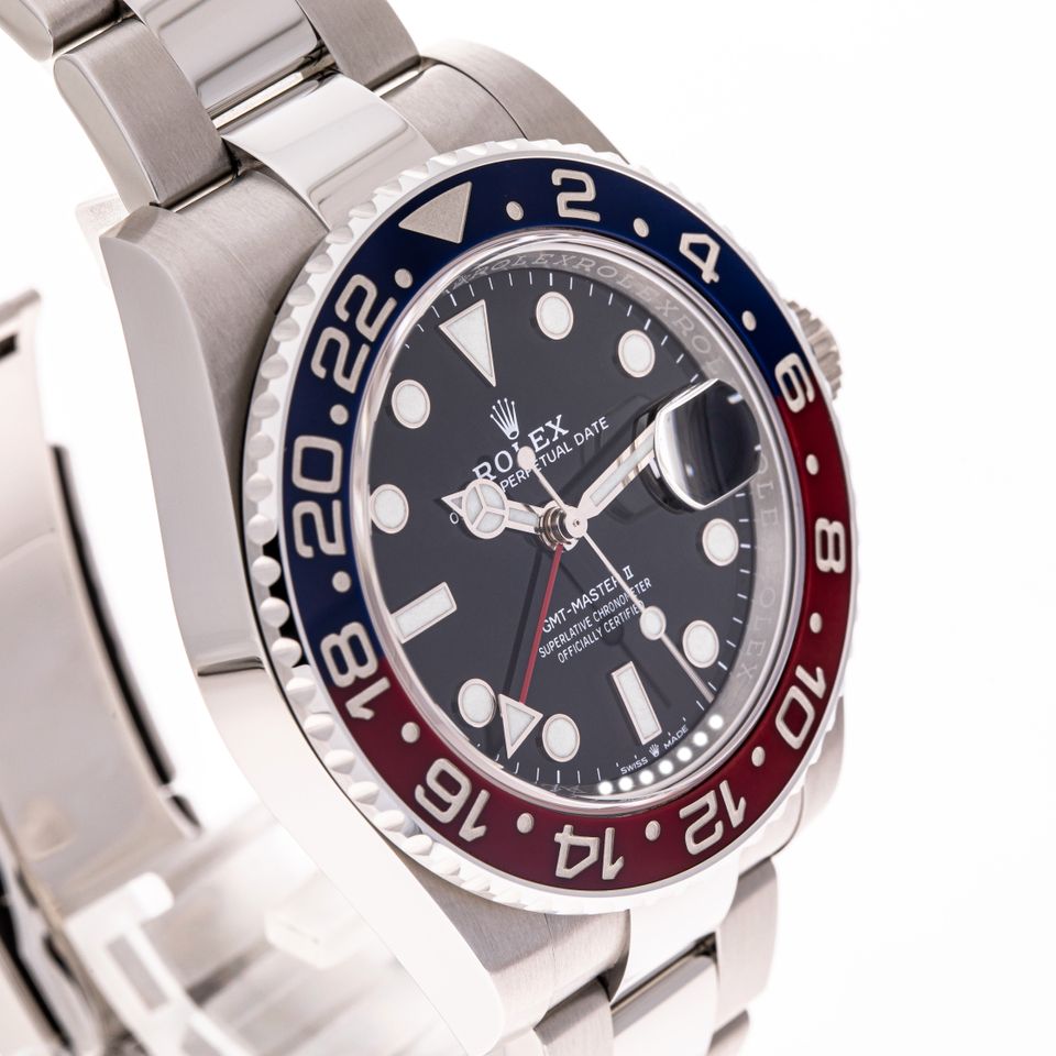 Rolex GMT-Master II Pepsi Oyster Stahl 126710BLRO NEU 2022 Full S in Hannover