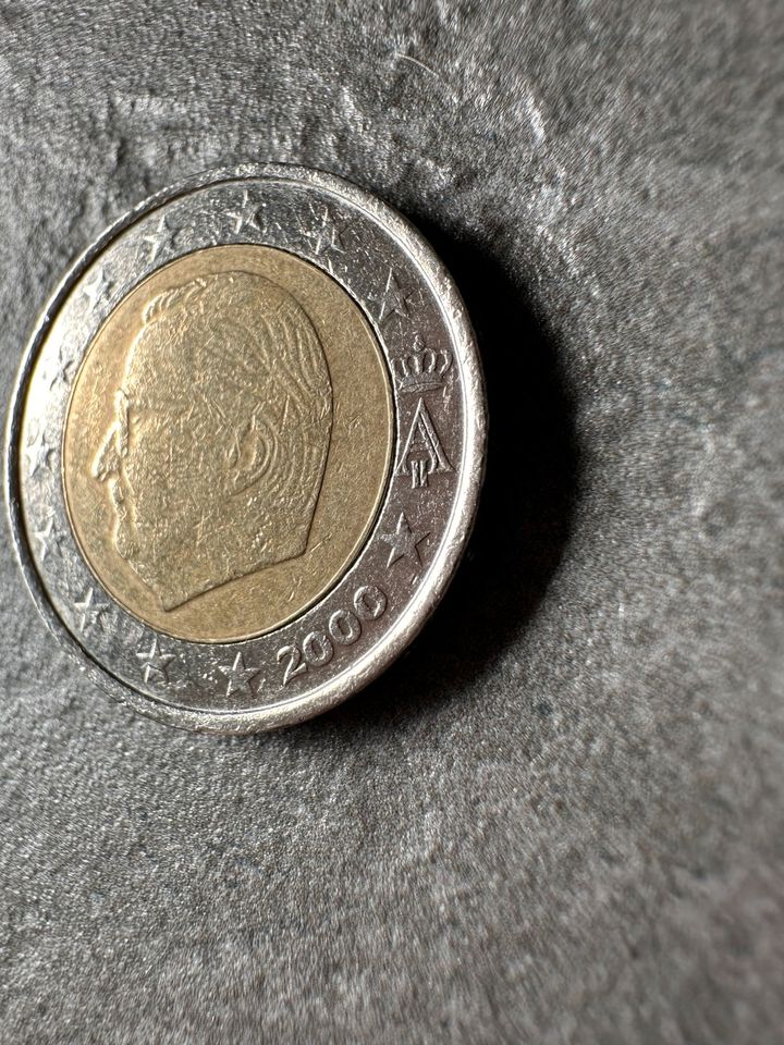 2€ Münze König Albert II 2000 in Rastatt