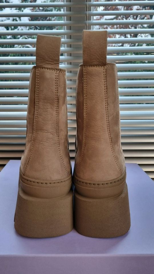 *COPENHAGEN* CPH686 Plateau Chelsea Boots Taupe 39 NP239€ NEU! in Ingolstadt