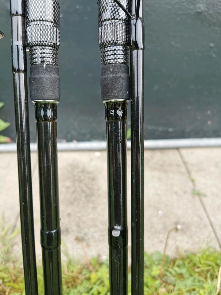 3× Nash Tackle Pursuit™ 12ft 3lbs Carp Rods Karpfenruten TOP! in Bad Bentheim