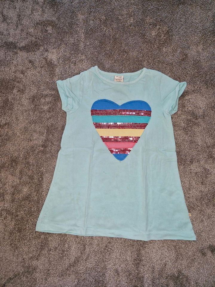 Frugi T-Shirt Pailletten, Gr.122/28 in Frankenberg (Eder)