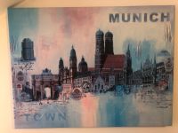 Leinwand Bild München Munich Kunstdruck, Pastellfarben ca80x60cm München - Schwabing-Freimann Vorschau