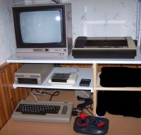 Großes Commodore C-64 Set - Monitor - 2x Drucker - 2x Floppy Bayern - Vilseck Vorschau