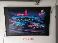 LED-Wandbild Car Park I Leuchtbild Wandbild Autos Vintage I USA R Niedersachsen - Dörpen Vorschau