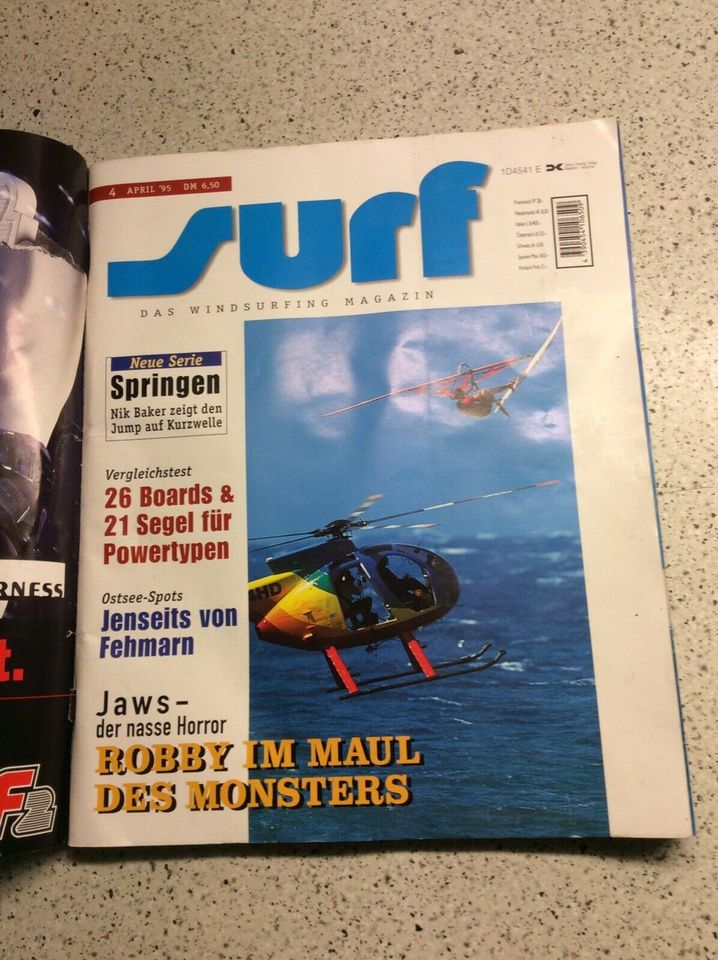 Original „Das Windsurfing Magazin“  Ausgabe: April 1995 in Papenburg