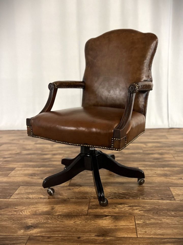 Chesterfield Ledersessel Vintage Bürosessel Brighton Chair Sessel in Hüllhorst