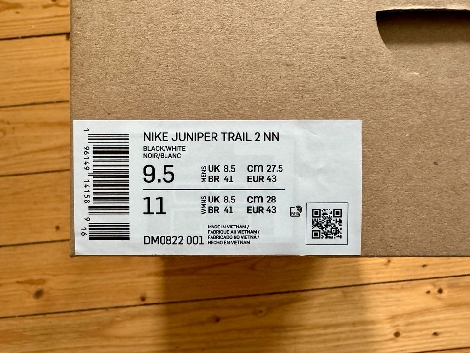 NIKE Juniper Trail 2 Sneaker Schuhe NEU 43 OVP schwarz weiß black in Bremen