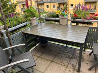 Garten/Balkon-Tisch grau PVC/Alu Köln - Weidenpesch Vorschau