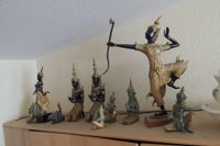 Original Vintage Thailändische Bronzefiguren Tänzer Tempel Dithmarschen - Heide Vorschau