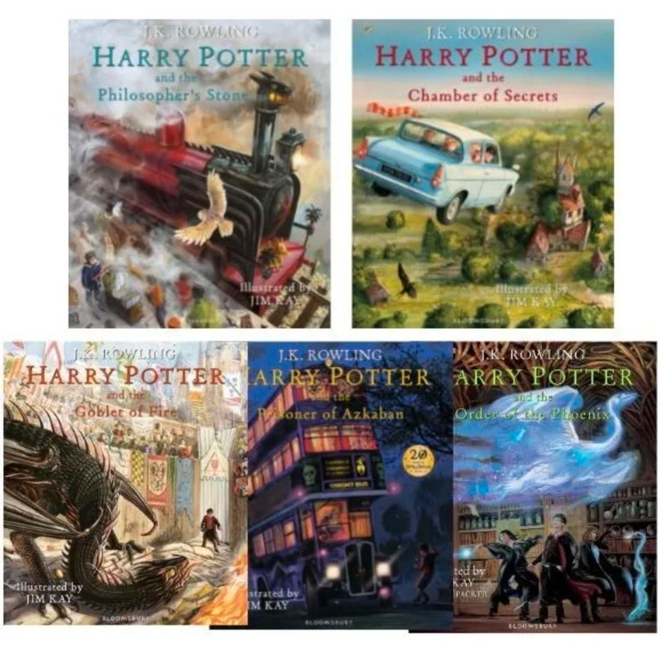 Harry Potter illustrierte Originalversion auf English in Geseke