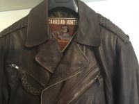 Lederjacke braun Gr. 50 Zustand top Canadian Hunter Western style Baden-Württemberg - Pfinztal Vorschau