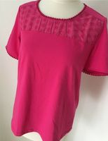 T Shirt Pink rosa top Bommeln 40 42 Blumen M L Bayern - Kempten Vorschau