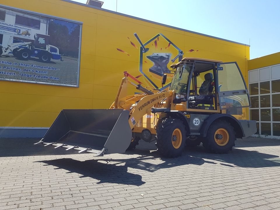 Radlader Hubkraft: 2200kg Profi NEU 32.490€* Kompaktlader Hoflader Gabelstapler Frontlader Traktor Mini Eigenmasse ca. 4.000kg Bagger Motor: Kubota, Yanmar oder andere nach Wahl, Knick-Pendelgelenk in Mulda