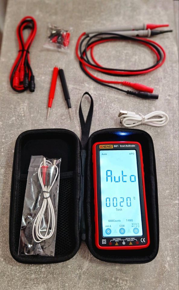 Smart Digitales Multimeter USB wieder aufladbar Messgerät LCD in Dresden