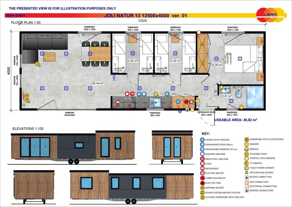 Mobilheim / Modulhaus / Tinyhaus Neu Winterfest Lark Joli KfW40 GeG konform in Berlin